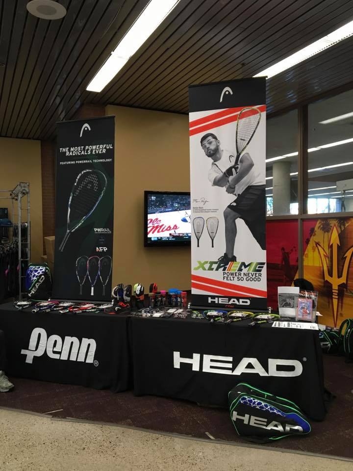 US national doubles 2019 Head booth