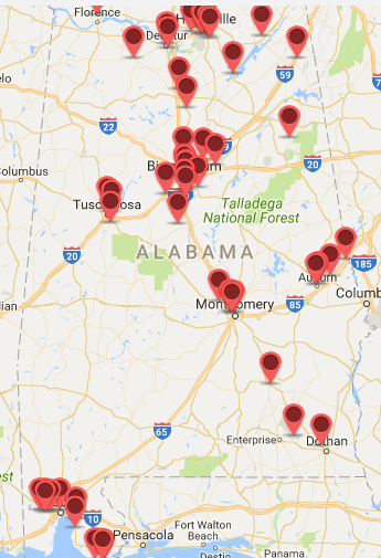 Alabama Racquetball Courts Screenshot